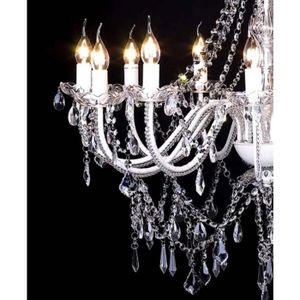 Lindby Fabronia Suspension, grille, verre, Suspension Luminaire, Lampe Plafond, Luminaire
