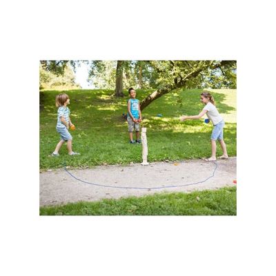 Jeu De Société Géant Tour De Pise En Bois - 65 Cm De Haut, 12 Palets, Corde Et Sac De Rangement - Pour Joueurs De 8 Ans Et Plus