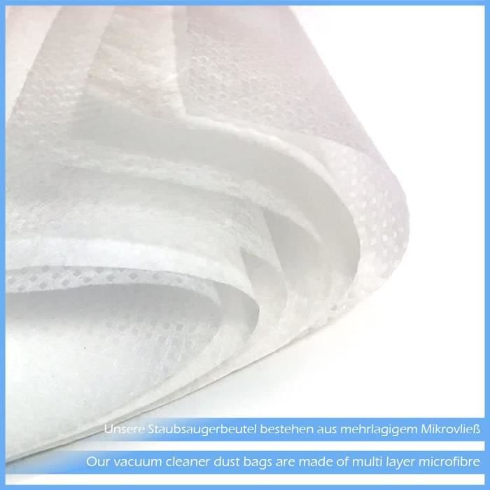 10 Sacs d aspirateur pour Rowenta Silence Force Allergy RO7455