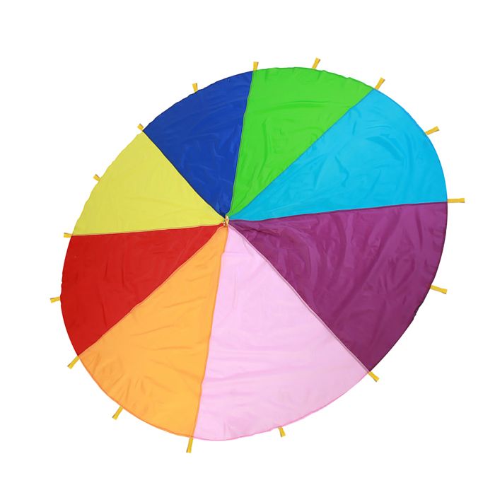 Domqga Jeu, Jouets, Parachute, Parachute d'Exercice Robuste pour Enfants pour Bébé pour Extérieur pour Maternelle pour Enfants