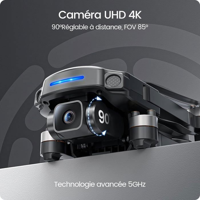 Drone Gps Avec Caméra 4K Pour Débutants,Hs460 Drone Pliable Avec 52 Min D'Autonomie,Moteur Sans Balais,Follow Me,Retour Automat - Jeux - Jouets Drone Gps Avec Caméra 4K Pour Débutants,Hs460 Drone Pliable Avec 52 Min D'Autonomie,Moteur Sans Balais,Follow Me,Retour Automat - Jeux - Jouets