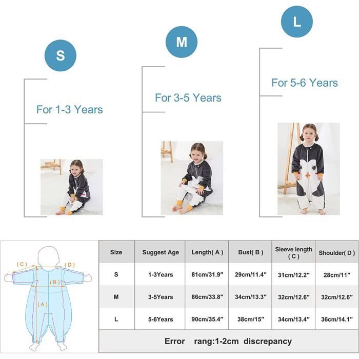 Bebe gigoteuse avec jambes Manche longue l hiver gigoteuse a pied Bebe Vetement Enfant Naissance Cadeau pour 1 3 ans Cdiscount Puericulture Eveil bebe