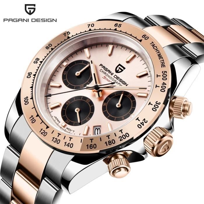 PAGANI DESIGN V2 montre de sport à Quartz pour hommes de marque supérieure 40MM japon VK63 PAGANI DESIGN V2 montre de sport à Quartz pour hommes de marque supérieure 40MM japon VK63