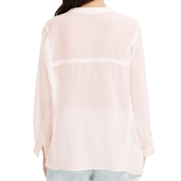 Blouse rose p le femme French Connection Pink Cdiscount Pr t