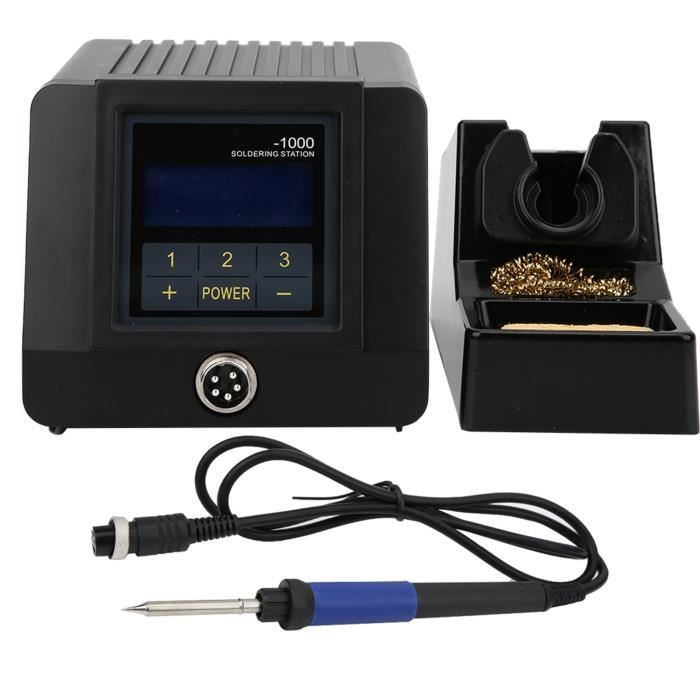 Kit Fer à Souder 90W 220V – Température Réglable 180-500°C, 10 Ans De Garantie