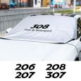 Pare-soleil de parapluie de voiture pour Peugeot 108 206 207 208 307 308 407 3008 RCZ Rifter, accessoires au For 307-2