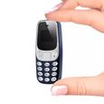 Mini téléphone portable BM10, 2 cartes SIM, Bluetooth, écouteur, changeur de voix, numérotation, enregistrement sonore à faible-2