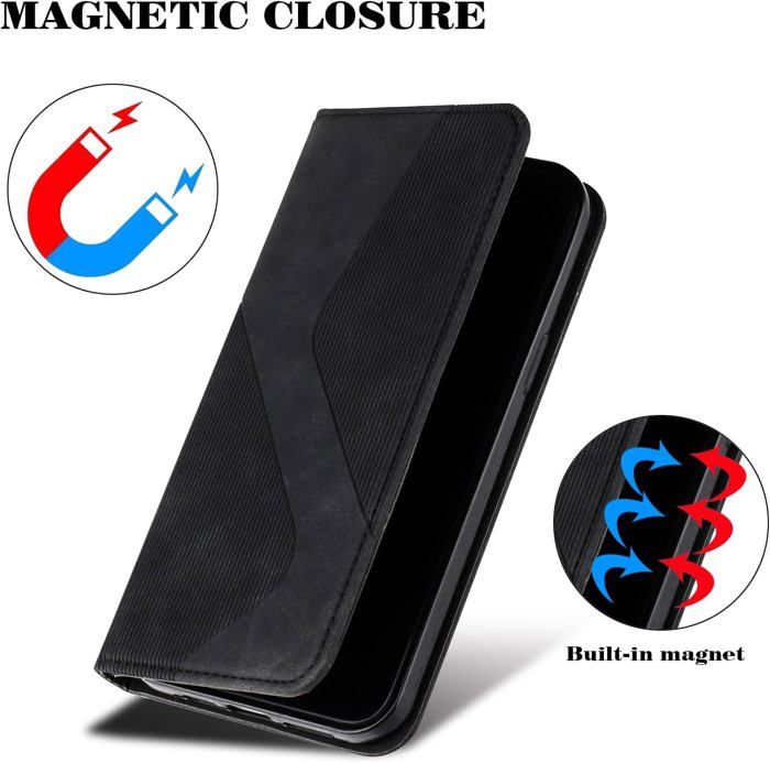 Étui Cuir Magnétique Pour Google Pixel 8/9/10, Pro, XL - Portefeuille Avec Cartes, Housse