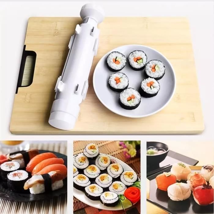 Acheter Moule à Sushi Durable, facile à nettoyer, Machine à Sushi, rouleau  réutilisable, moule à riz, Gadgets de cuisine, outil pour la maison