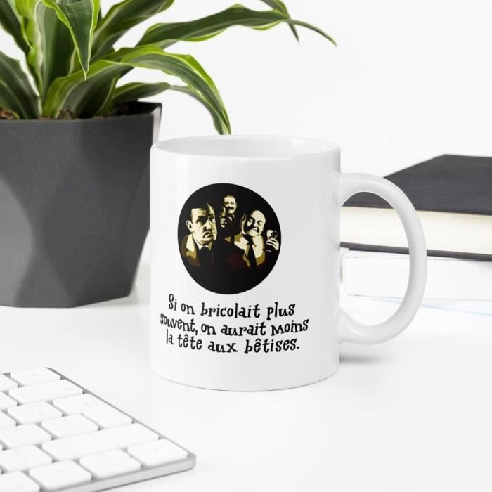 Mug Humour Audiard. Tontons Flingueurs Con Tasse Message Drôle Cinéma Citation Culte Film. Idée Cadeau Original Pour Ami Couple Amoureux Collègue Frère Pote Père Mère Pour Anniversaire Noël Fête