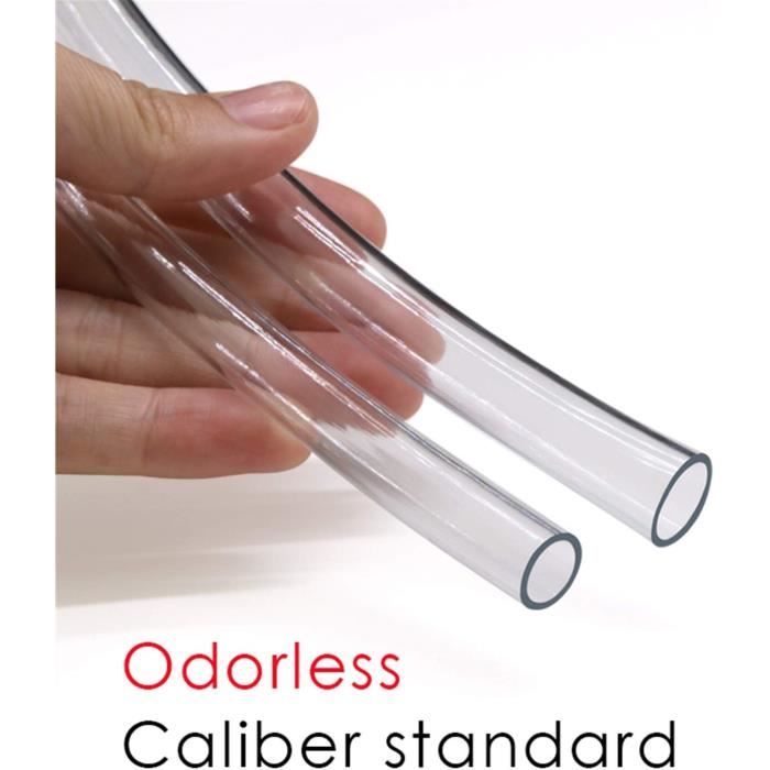 Pack De 3 Tuyaux Rigides Transparents - 4mm Intérieur, 5mm Extérieur, 150mm De Long - Uxcell