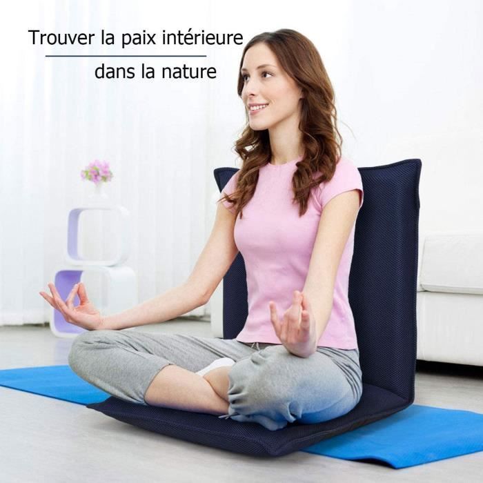 Chaise De Sol Pliante GOPLUS - Dossier Inclinable 6 Positions, Rembourrage 7 Cm, Portable, Support 150 Kg - 10