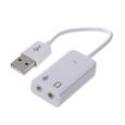 CABLING® Adaptateur audio USB externe carte son stéréo jack casque et micro, PC, ordinateurs portables, ordinateurs de bureau, PS4-3