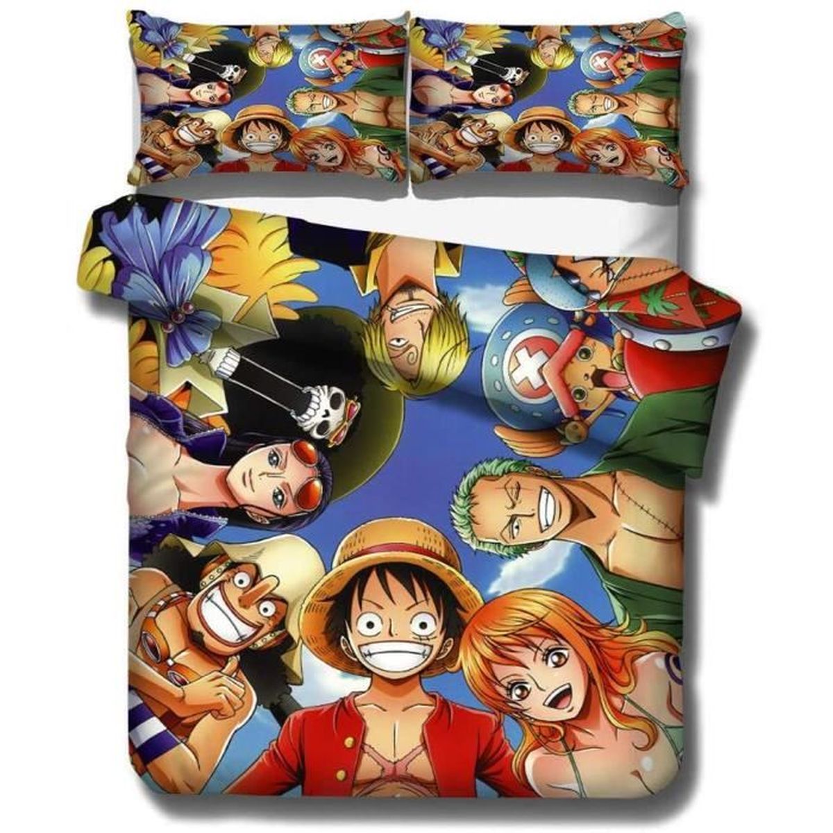 Housse De Couette One Piece Manga 200 X 200 Cm Parure De Lit One Piece Anime 1 Personne 2 Personne Avec Fermeture Eclair Achat Vente Housse De Couette Et Taies Cdiscount Optez pour les housses de couette 3 suisses, livraison gratuite dès 59€ d'achat ! cdiscount com