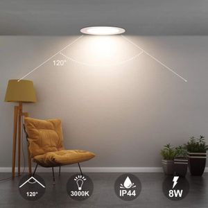 Plafonnier Led, Plafonnier Led Salle De Bain Ip44, Lampe De Salle De Bain, Lumière Blanche Plafonnier Led, Plafonnier Led Salle De Bain Ip44, Lampe De Salle De Bain, Lumière Blanche