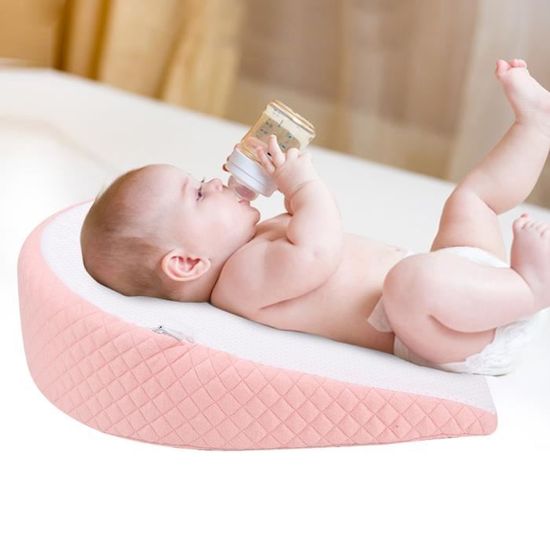 Oreiller anti-reflux pour bébé,Plan incliné,Lait doreiller modelant en forme de pente