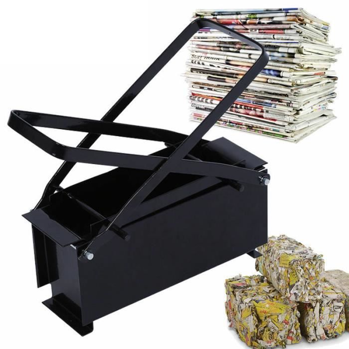 COGEX - Presse-papiers, Presse à briquette - Compacteur de papier,  compacteur de carton - Fort pouvoir calorifique équivalent au bois -  Recyclage de
