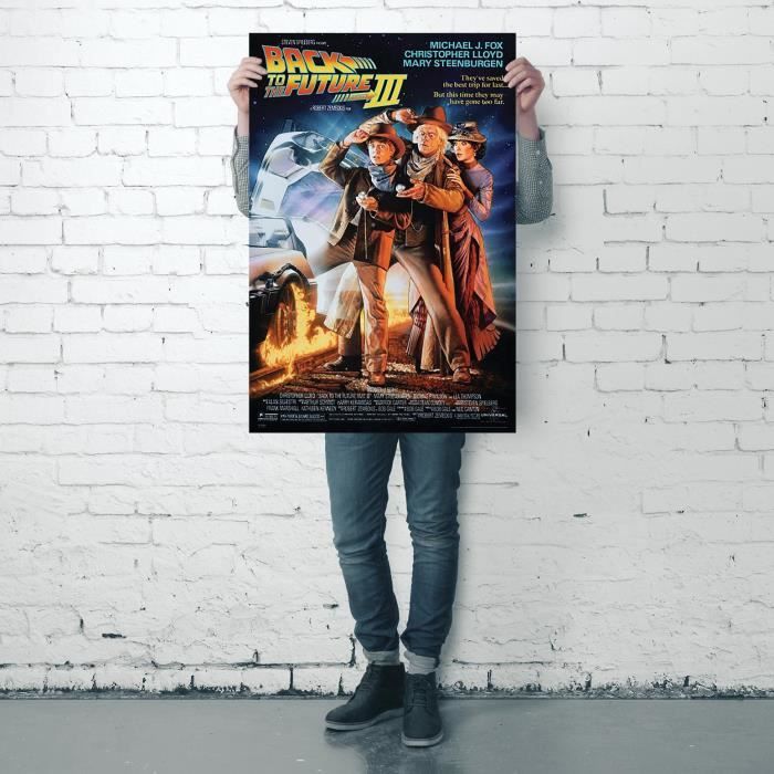 Poster Retour vers le futur II Michael J. Fox, Christopher Lloyd