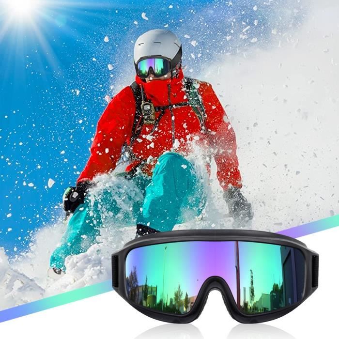 ZUMLLOMA Lunette De Moto Cross,Lunettes De Ski D'extérieur,Lunettes De Moto Anti-Uv Coupe-Vent Anti-Poussière Anti-Rayures,Lunettes Vtt Hiver,pour Le Cyclisme,Escalade,Ski Attendre