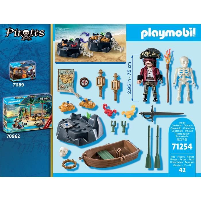 Playmobil 70412 Chaloupe des Soldats - Pirates - en quête du