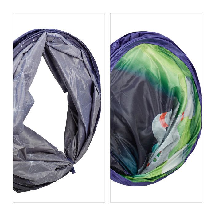 Relaxdays Tente de jeu enfants Château hanté tente pliable 3 ans HxlxP: 132 x 110 x 110 cm, gris Relaxdays Tente de jeu enfants Château hanté tente pliable 3 ans HxlxP: 132 x 110 x 110 cm, gris