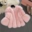 Veste fourrure rose clearance