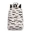 Barbe Noire Et Blanc Sac A Dos Images De Dessin Anime Canvas Sac A
