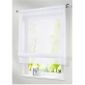 1pc Store Romain Photique Lxh 80x155cm Blanc Rideaux Passe Tringle