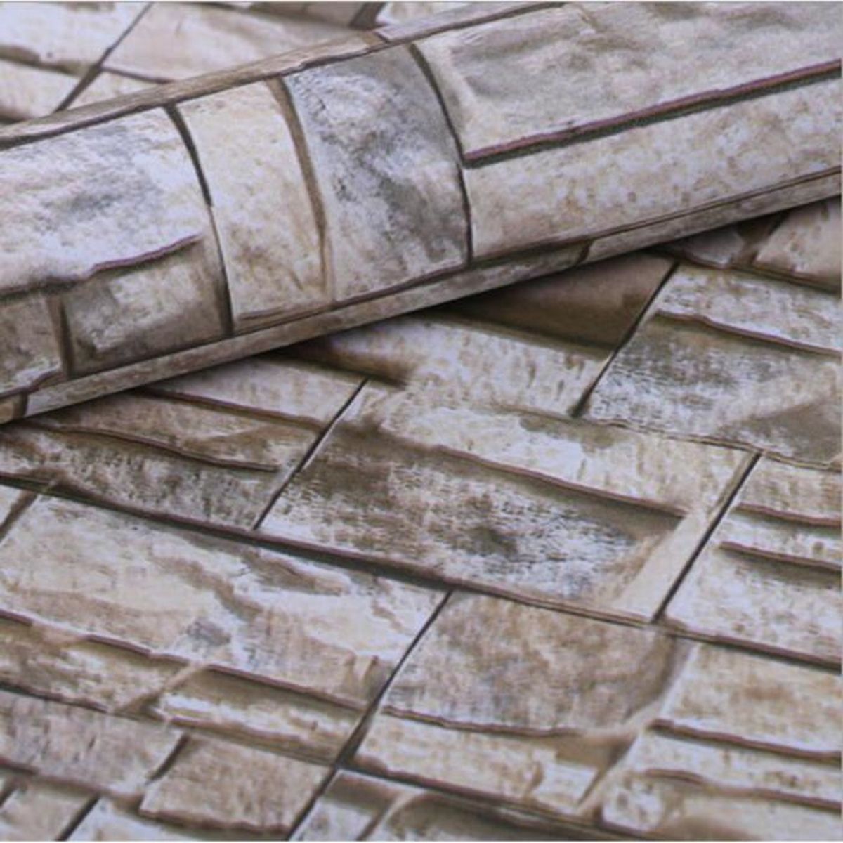 H Cadeau 1 Rouleau 60cm X 5M 3D Papier Peint Trompe l'oeil ...