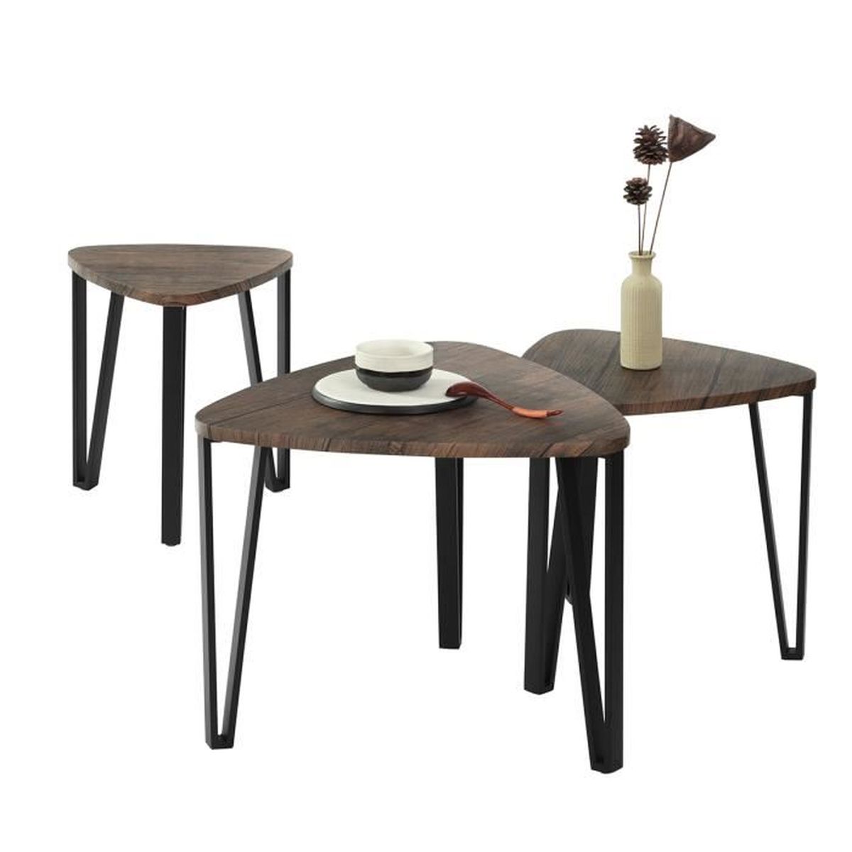 Table Basse Gigogne Industriel Achat Vente Pas Cher