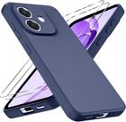TPF PRODUCTS Coque pour Oppo A40 / Oppo A40m / Oppo A60 5G + x2 Verres trempé - Etui Housse Silicone Bleu Vitre Protection Ecran Verre Trempé