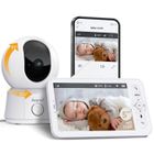 ARENTI Babyphone Camera Bébé, Baby Phone Vidéo Connecté Smartphone, Baby Moniteur Vidéo avec VOX, Détection de Température