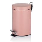 KELA Poubelle de Salle de Bain 3 L Ozean Rose