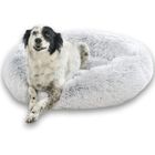 ONE PETS-TOP Lit Coussin Chien Chat Apaisant 60cm DODO Donut™ Confortable Rond Doux Cocon Peluche Anti Stress Panier Petit Moyen Grand Soutient
