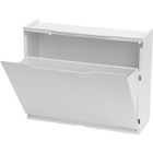 ORYX Armoire à chaussures - Design - Modulaire - Compacte - 51x17x40cm - Couleur: Blanc