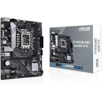 ASUS PRIME B660M-K D4  Carte mere Intel B660 LGA 1700 mATX (PCIe 4.0, 2 x M.2 slots, DDR4, Realtek 1Gb Ethernet, HDMI, D-Sub,