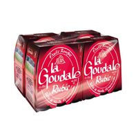Bière Goudale Rubis 5° - 4 packs de 6x25cl