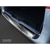 Avisa Protection de seuil arrière inox compatible avec Mercedes Vito & Classe-V 2014- 'Ribs' (Version longue)