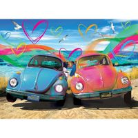 Puzzle 1000 pièces - EUROGRAPHICS - Volkswagen Beetle Love - Véhicules et engins - Adulte - Coloris Unique