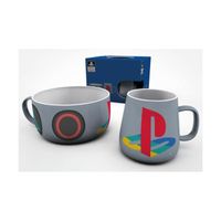 Set petit-déjeuner Sony PlayStation - GB EYE - Classic - Kit d'accessoires - Machine à café - Noir