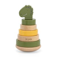 Tour à empiler en bois FSC - Mr Dino - Vert - Trixie