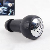 Pommeau De Levier De Vitesses Manuel 5 Vitesses Pour Peugeot 106 107 207 301 307 308 407 408 508 3008 1007 Citroen C2 C3 C4 Picasso Noir Et Argent 76028604