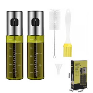 2 Spray Huile Cuisine 100ml - Vaporisateur Huile Air Fryer - Contrôle Précision - Sans BPA