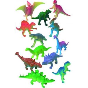 FIGURINE - PERSONNAGE AMSCAN - 12 Dinosaures - Cadeau d'invité pour Anniversaire - Mixte - 3 ans