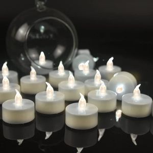 Bougies Led noires/blanches avec flamme vacillante, sans flamme, à piles,  pour décor de tombe d'halloween, bougies d'église Votive, 1 pièce -  AliExpress
