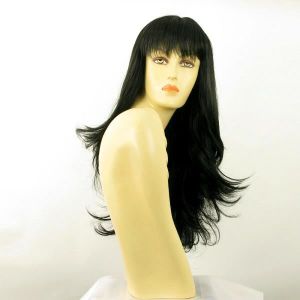 Perruque Longue Femme Châtain Cuivré Mèchée Blond/rouge – Synthétique Libre Raie