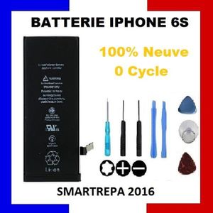 Honiture 2200mAh Haute Capacité Batterie Interne de Remplacement avec Kit Doutils de Réparation et 2 Rubans Adhésifs Batterie pour iPhone 6S 