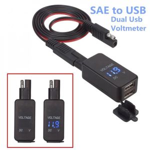 Universel SAE vers USB Adaptateur Professionnel Câble 12V-24V ABS Neuf Pratique 