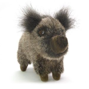 PELUCHE Peluche sanglier 18 cm - HANSA - Plush - Marron - 