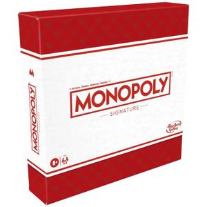 JEU SOCIÉTÉ - PLATEAU Monopoly Signature, jeu de plateau pour enfants, j